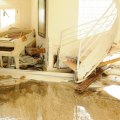 What are the steps involved in water damage restoration?